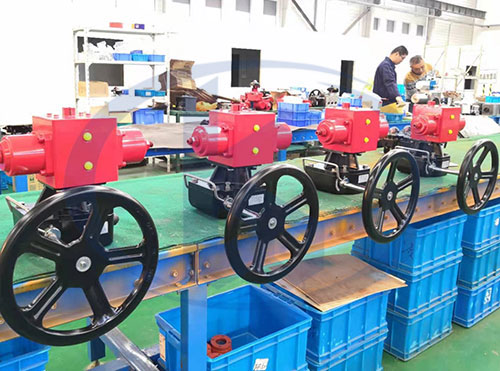 液動執行器生產中